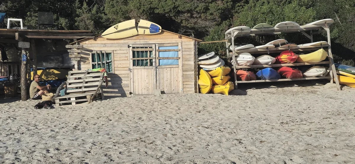 Plage du Ruppione et ambiance surf