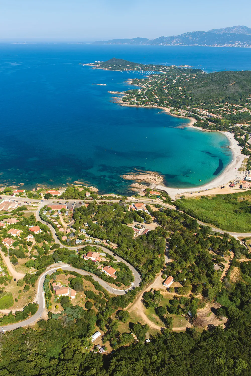 Aerial view of Ruppione and the south shore