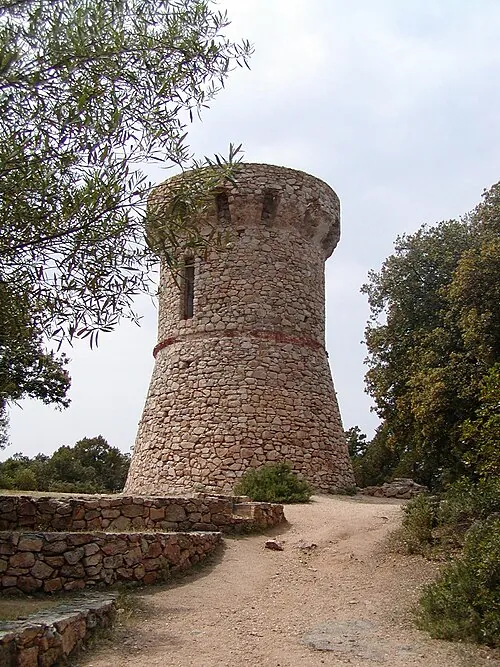 La tour génoise de l'Isolella, à Pietrosella