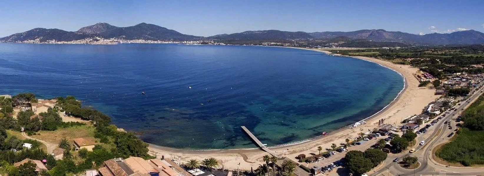 Grande plage du golfe d’Ajaccio pour le guide des plages