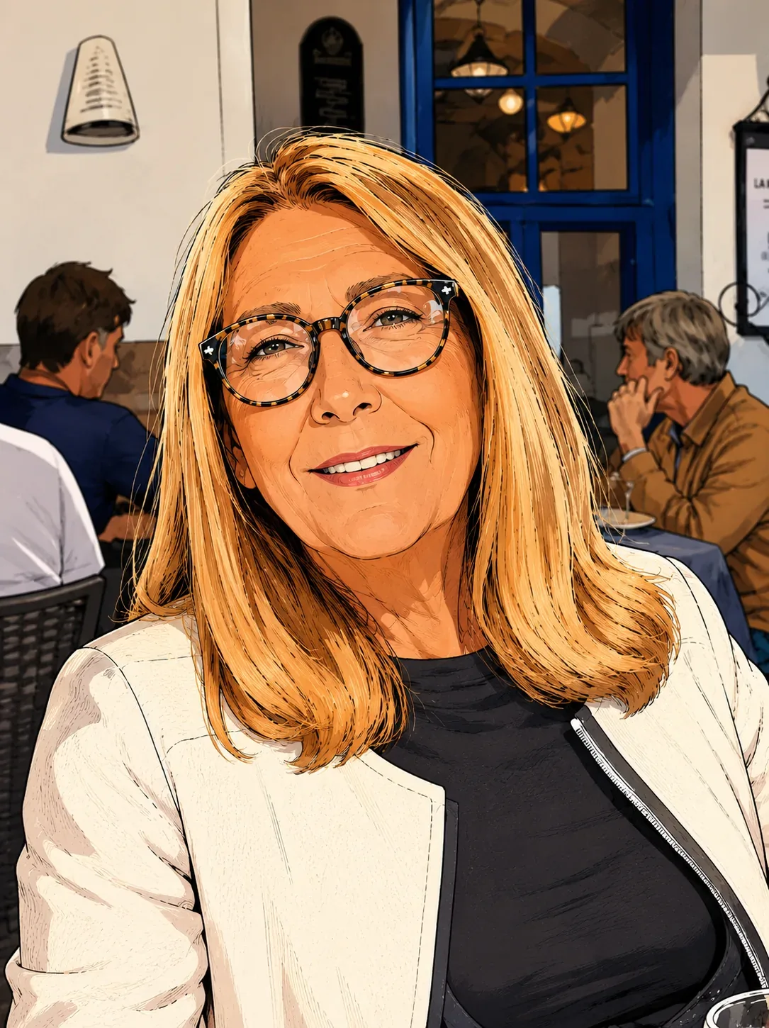 Jacqueline Iché-Poggi, hôte actuelle de la Villa Iché-Poggi au Ruppione